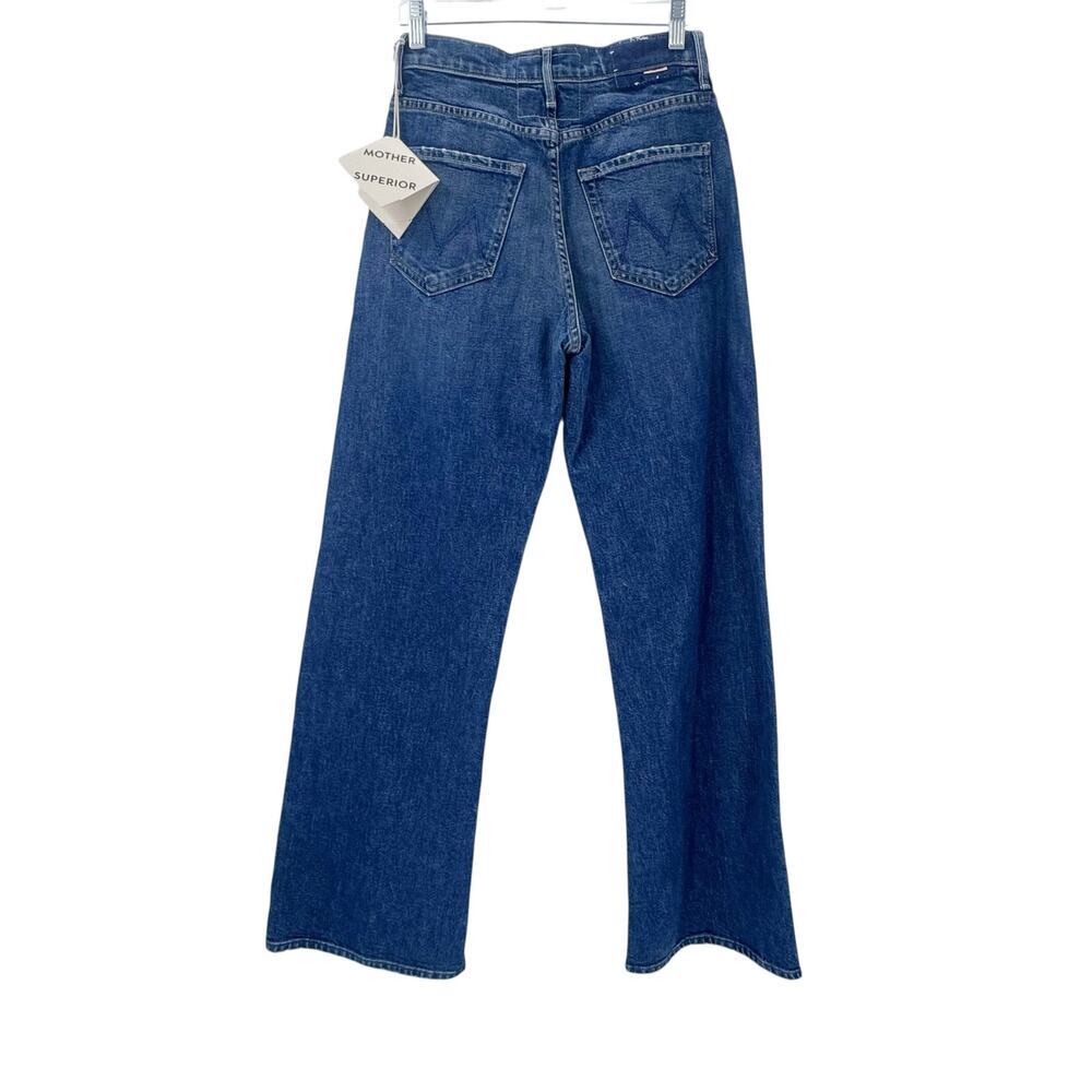 Mother Women's The Lasso Sneak Wide Leg Jeans Punk Nouveau Size 25 NWT - Picture 6 of 11